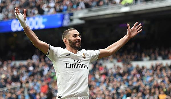 Primera Division: Real wins thanks to triple Benzema