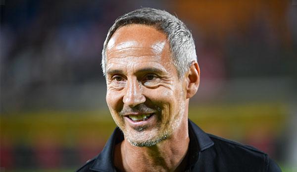 Europa League: Adi Hütter celebrates Kantersieg with Eintracht Frankfurt
